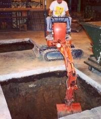 Small machine base