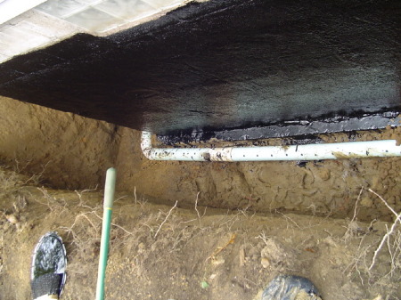 Basement waterproofing and new footer drain